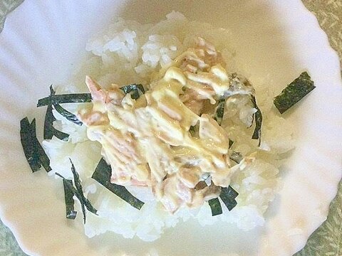 鮭マヨのっけご飯